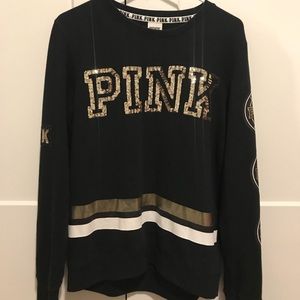 Pink Crew Neck Sweatshirt